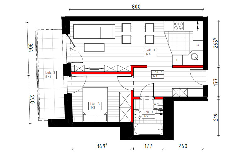 Plan mieszkania